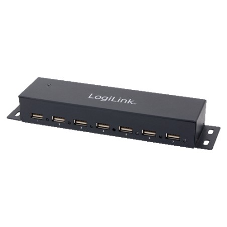 LogiLink USB 20 Hub 7-port metal